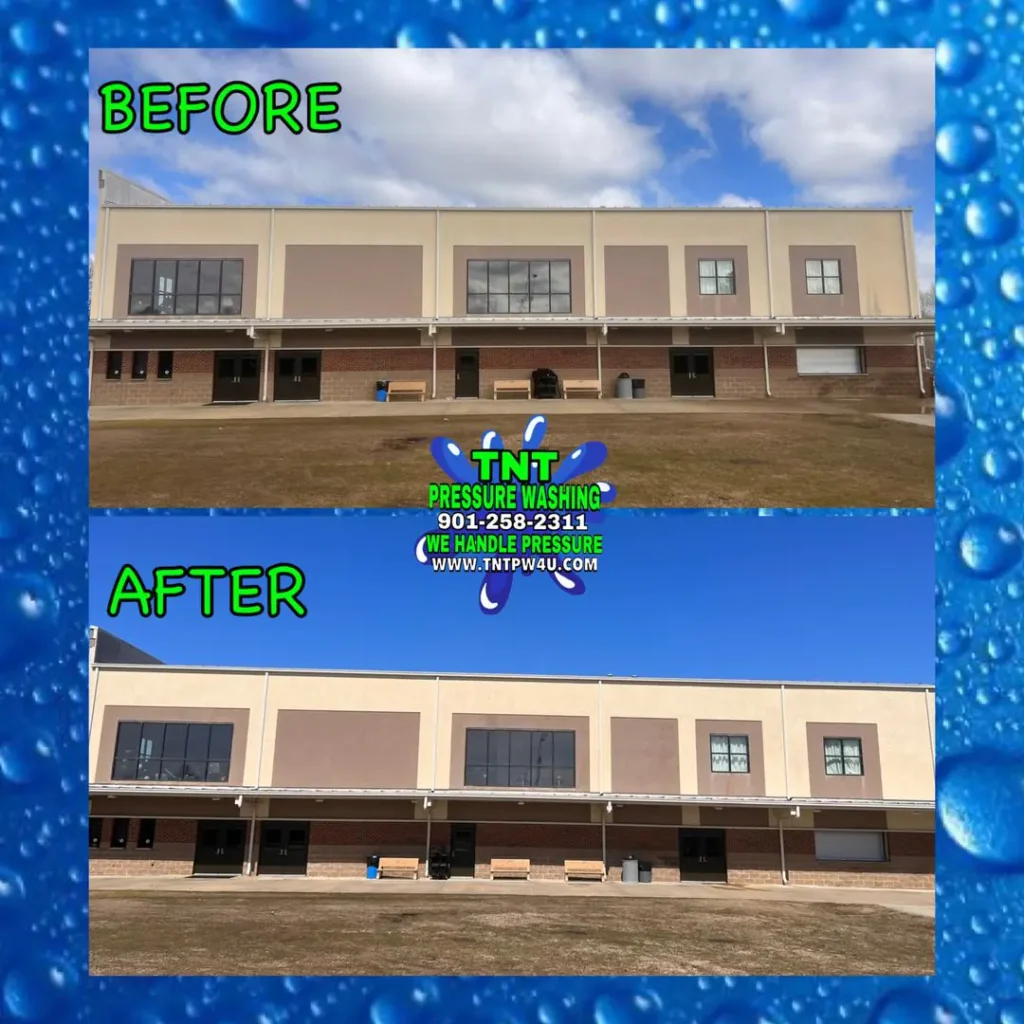 Commercial Pressure Washing in Collierville