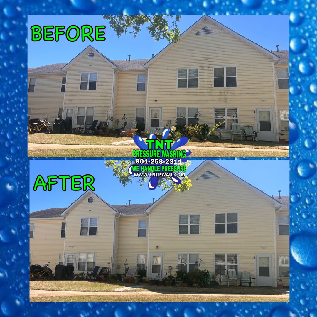 Your Trusted Hernando MS Exterior Cleaning before after